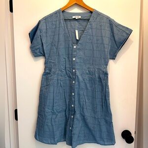 Madewell Eyelet Cotton Dress